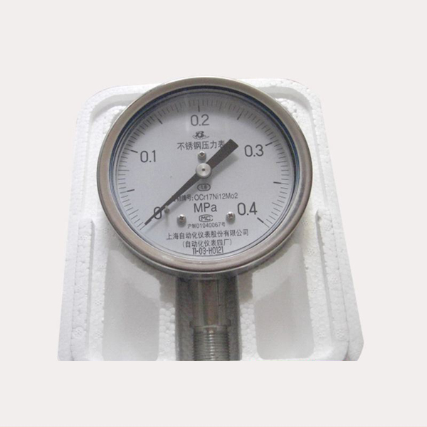 316不(bù)鏽鋼壓力表